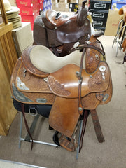 Used Circle Y Western Pleasure Saddle/M.B. 3/15 1/2
