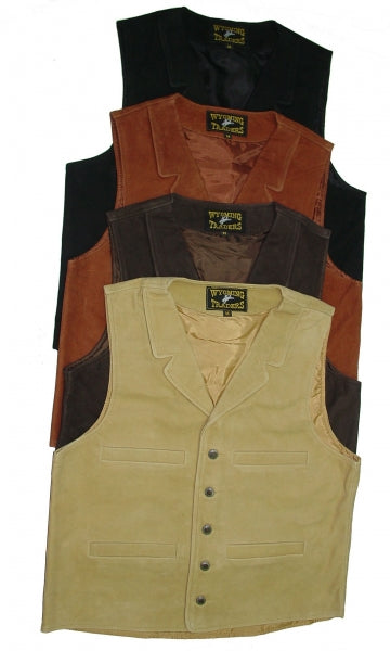 Outerwear - Wyoming Traders Men's Buffalo Vest/TAN - Wyoming Traders - Mock Brothers Saddlery and Western Wear