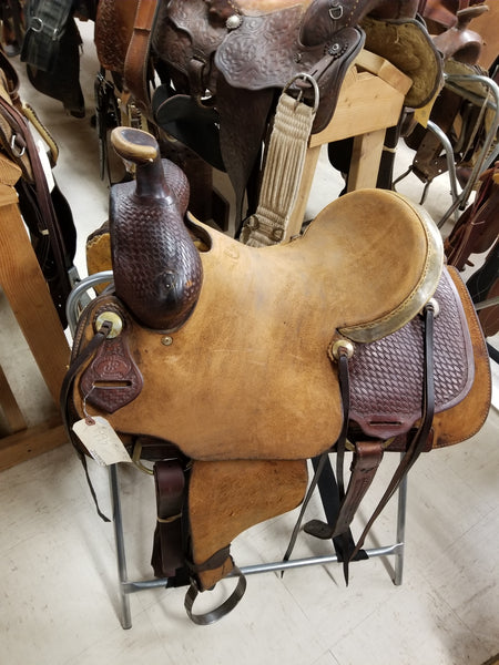 Used Stanley's Saddles /Rancher/JM0900632GM/14 1/2"