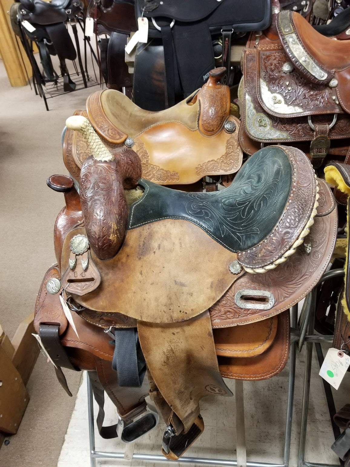 Used Circle Y Saddle/JN0100852GM/14 1/2-15"