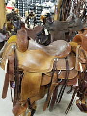 Used Bronco Billy's Custom Saddle Ranch Cutter/A.S./16 1/2-17