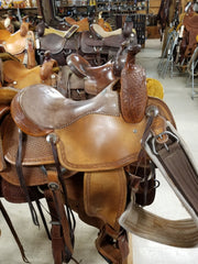 Used Bronco Billy's Custom Saddle Ranch Cutter/A.S./16 1/2-17