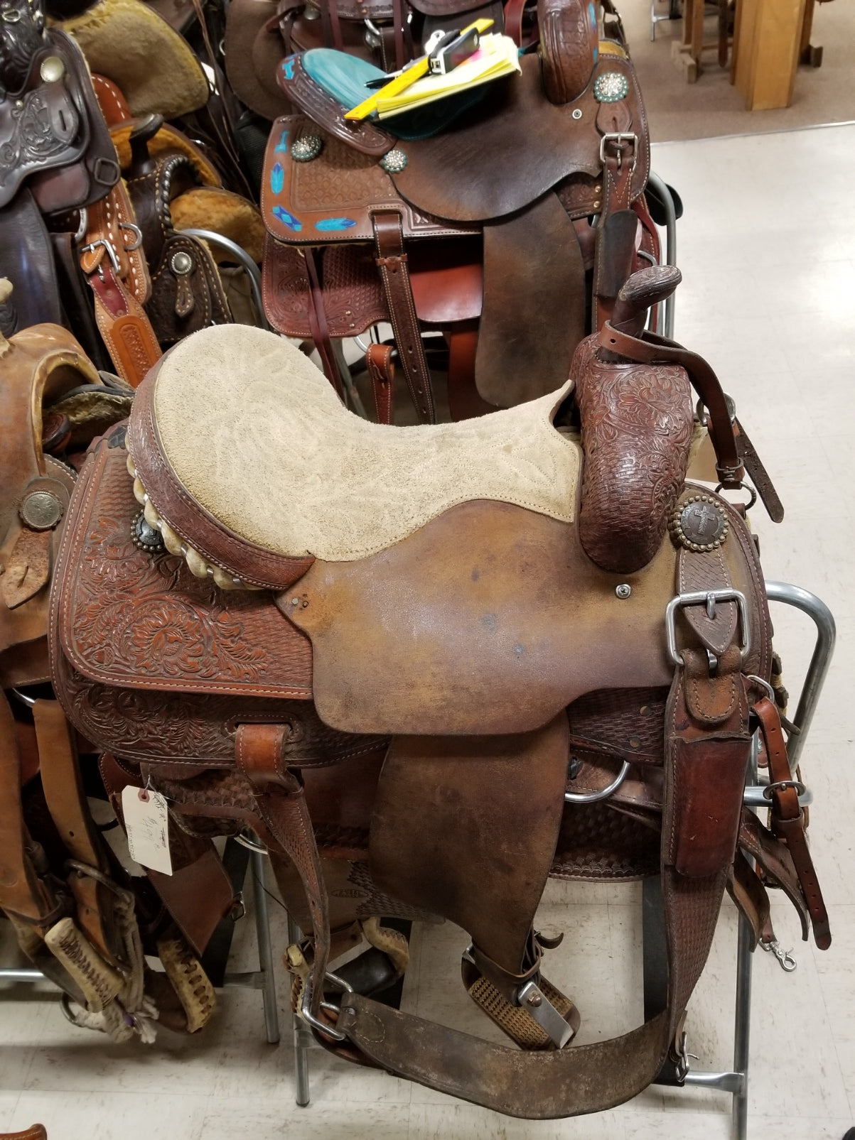 Used Master Saddlery Barrel/J.A.M./14 1/2"