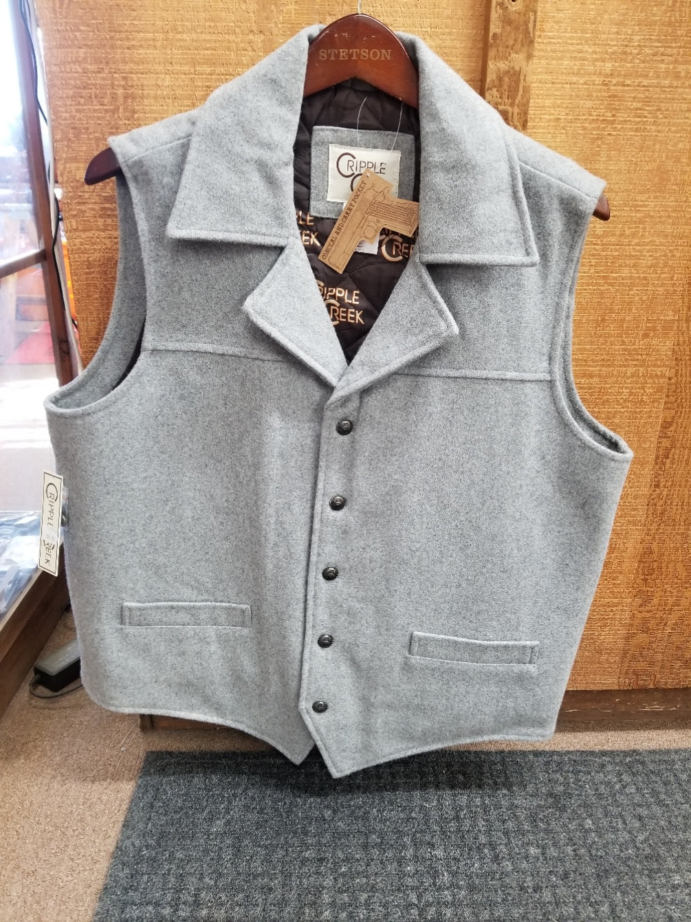 Cripple Creek Men's Concealed Carry Vest/CR39066-45