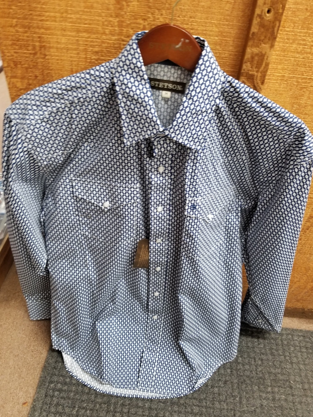 Stetson Men's Shirt/11-001-0425-2062BU