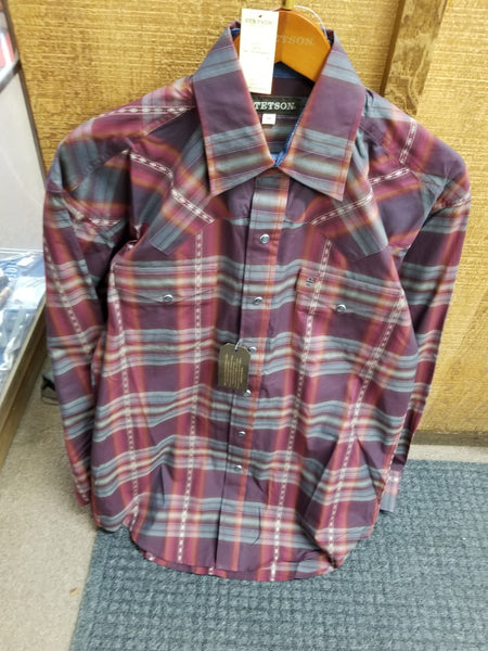 Stetson Men's Shirt/11-001-0478-6058WI