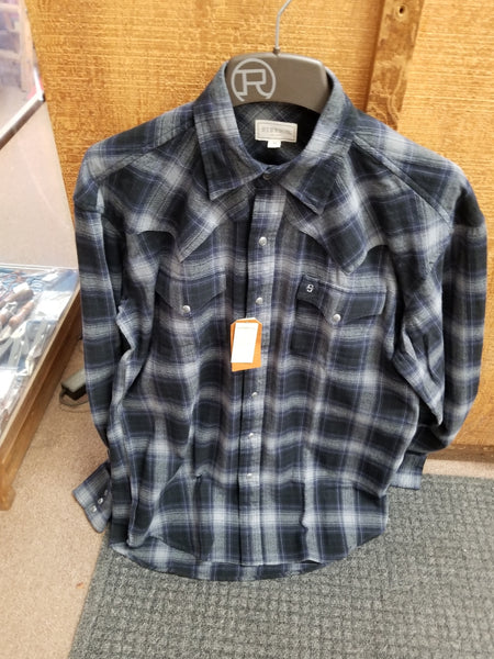 Stetson Men's Flannel Shirt/11-001-0478-6064BL