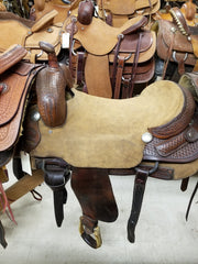 Used Vinton's Saddle Co Ranch Cutter/L.D./18