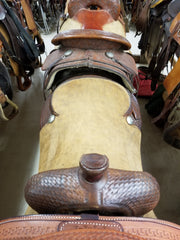 Used Vinton's Saddle Co Ranch Cutter/L.D./18