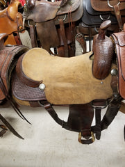 Used Vinton's Saddle Co Ranch Cutter/L.D./18
