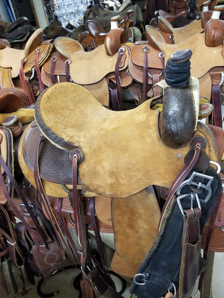 Used J. Stead Saddle Co. Rancher/BB0800552GM/16"