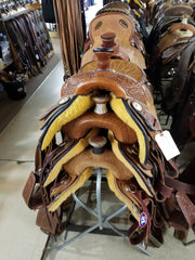 Used Mike Heisler Steer Roper/R.W./15 1/2