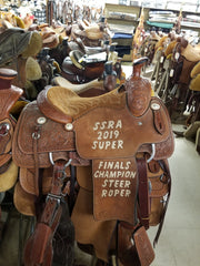 Used Mike Heisler Steer Roper/R.W./15 1/2