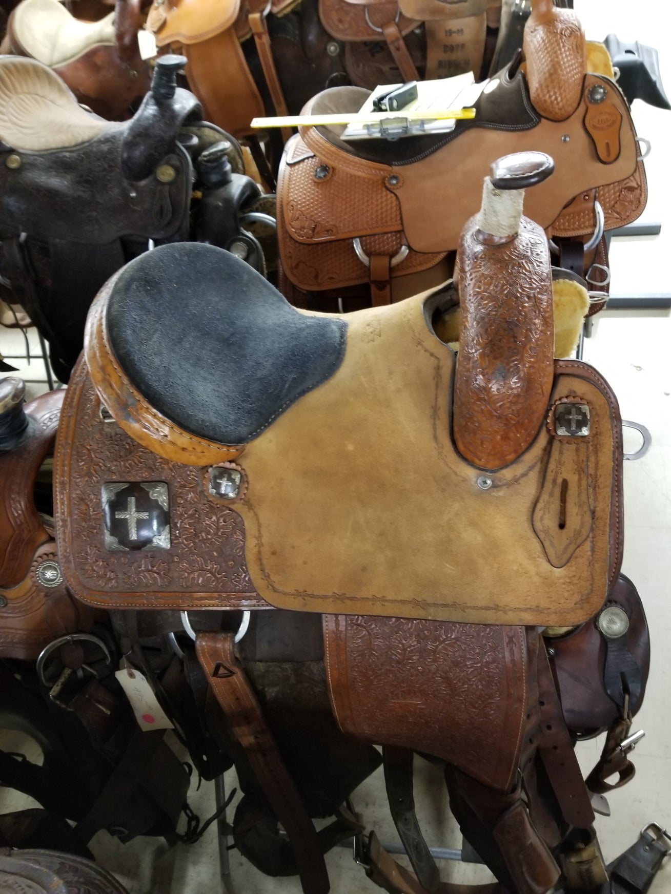 Used J.D. Tarlton Breakaway Roper/H.L./14 1/2" - Mock Brothers Saddlery