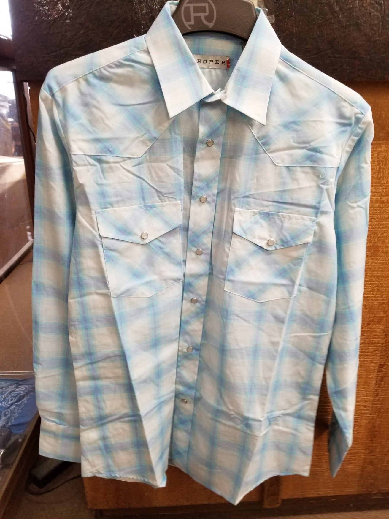 Roper Men's Shirt/1-01-101-2029BU