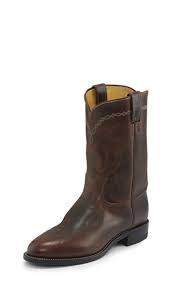 Mensboots - JUSTIN MEN'S PULL ON ROPER BOOTS/3237 - Justin - Mock Brothers Saddlery and Western Wear