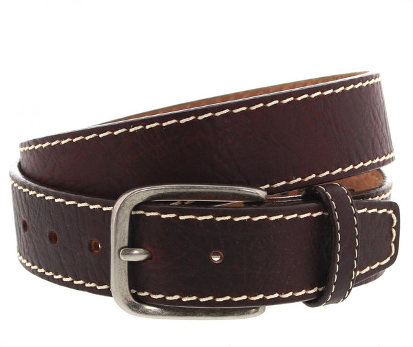 Belts - Justin Men's Bison Boulevard Western belt/C13695 - Justin - Mock Brothers Saddlery and Western Wear