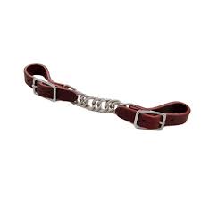 REINS - BERLIN LATIGO LEATHER CURB STRAPS/L415A/L415B/L415C - BERLIN - Mock Brothers Saddlery and Western Wear