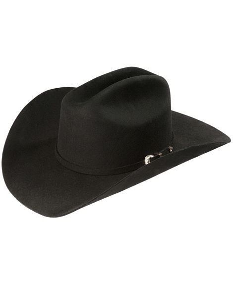 Hats - Rodeo King Black 3X 4.5 Self Band Hat - Rodeo King - Mock Brothers Saddlery and Western Wear