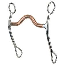 BIT - REINSMAN JUNIOR CUTTER MEDIUM PORT BIT/671 - REINSMAN - Mock Brothers Saddlery and Western Wear