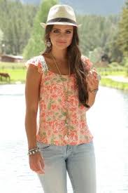 Shirts - CRUEL GIRL SLEEVELESS LADIES TOP/CTW7228001 - Cruel Girl - Mock Brothers Saddlery and Western Wear