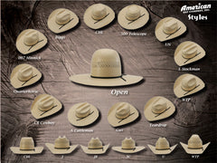 Hats - American 1022 Straw Hat - American Hat Company - Mock Brothers Saddlery and Western Wear
