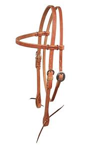HEADSTALL - BERLIN BROW BAND HEADSTALL WITH RAWHIDE/H300 - BERLIN - Mock Brothers Saddlery and Western Wear