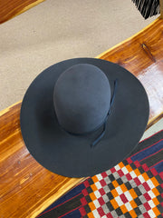 Rodeo King Charcoal 7X 2 Ply Felt Hat/Unbound