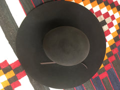 Rodeo King Open Crown Chocolate 7X Felt Hat/Bound/Unbound