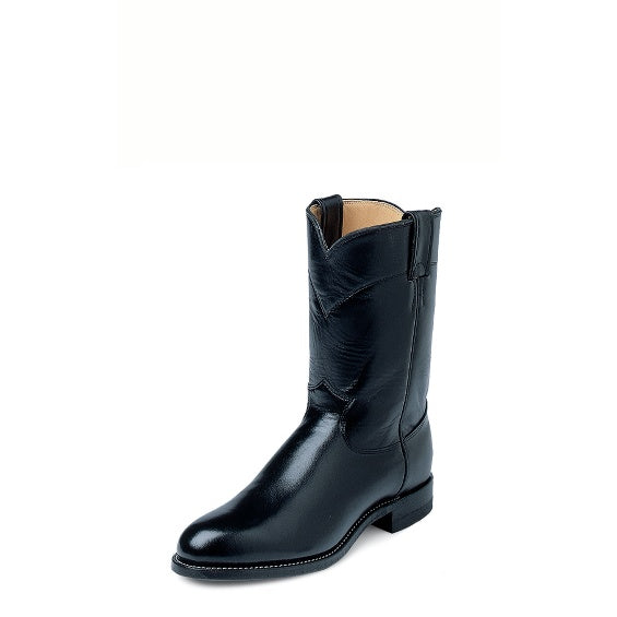 Boots - Justin Men's Black Roper 3133 - Justin - Mock Brothers Saddlery and Western Wear