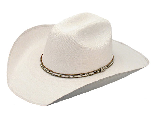 Atwood Marfa Low Crown Western Hat with Braided Accent Band Atwood 7X Palm Leaf Cowboy Hat - Marfa – Willow Lane Hat Co main image 2