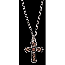 NECKLACE - 3D CROSS NECKLACE/DN120/DN121/DN130 - 3D Belts - Mock Brothers Saddlery and Western Wear