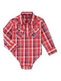 Wrangler Boys Infant Kids Shirt/Onezee/PQ0341R