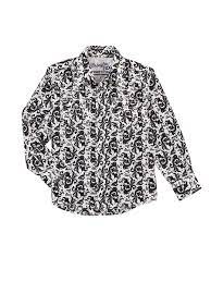 Wrangler Boy's Paisley Snap Kids Shirt