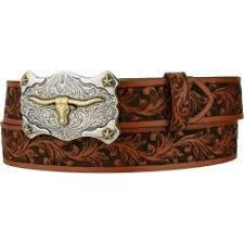Kids Belt - Tony Lama Kids Dark Brown Belt/60115 - Tony Lama - Mock Brothers Saddlery and Western Wear