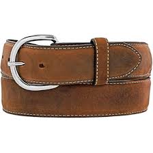 Belts - Justin Men's Western Classic Brown Belt/53709/X5409 - Justin - Mock Brothers Saddlery and Western Wear