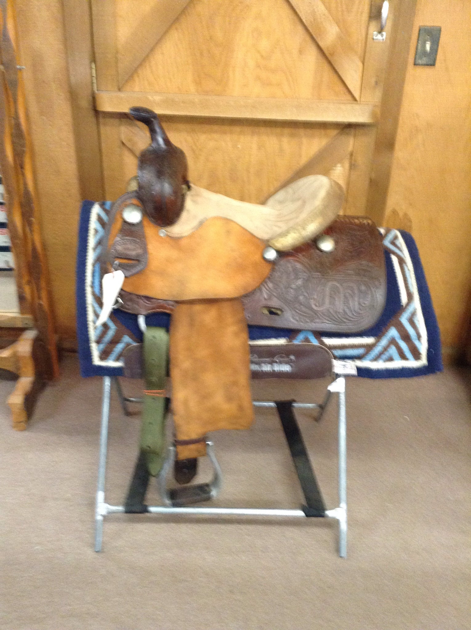 saddle - Used Cecil Phillips Barrel Racer/SK1/13 1/2" - Cecil Phillips - Mock Brothers Saddlery and Western Wear